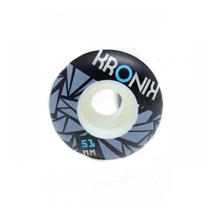 Roda Kronik 51mm Branco/Preto